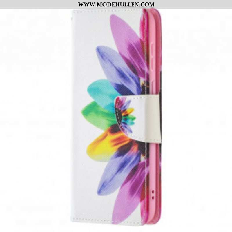 Flip Case Für Huawei P50 Aquarellblume