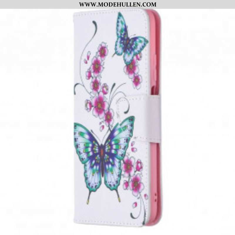 Flip Case Für Poco M3 Wundervolle Schmetterlinge