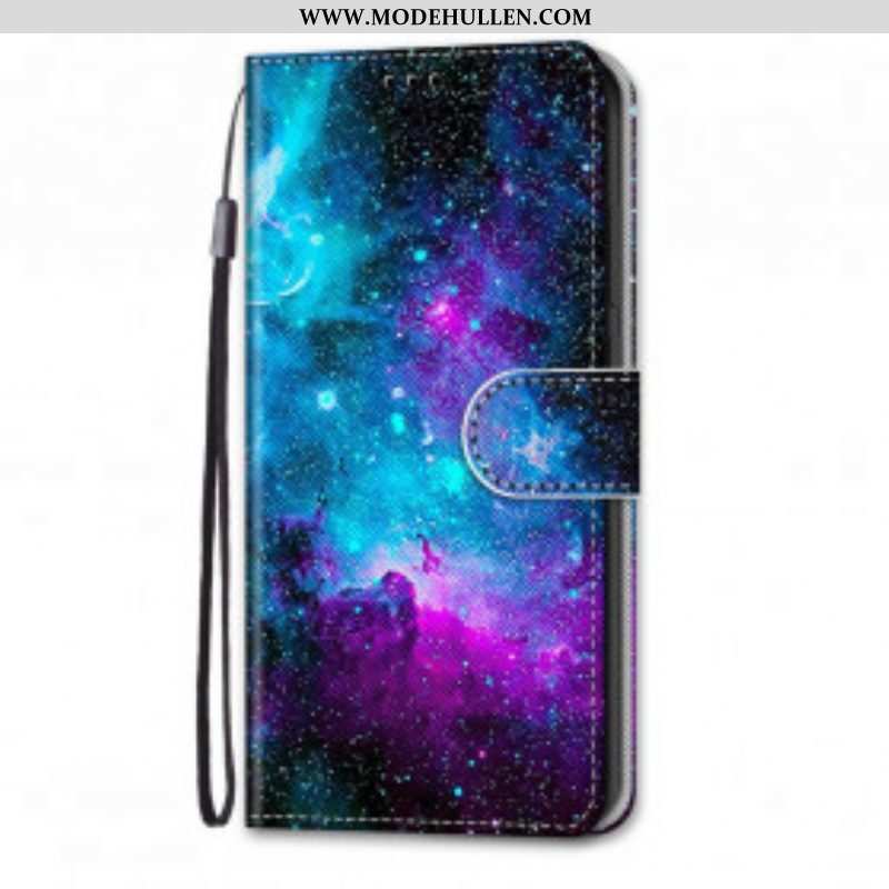 Flip Case Für Samsung Galaxy S21 Ultra 5G Kosmischer Himmel