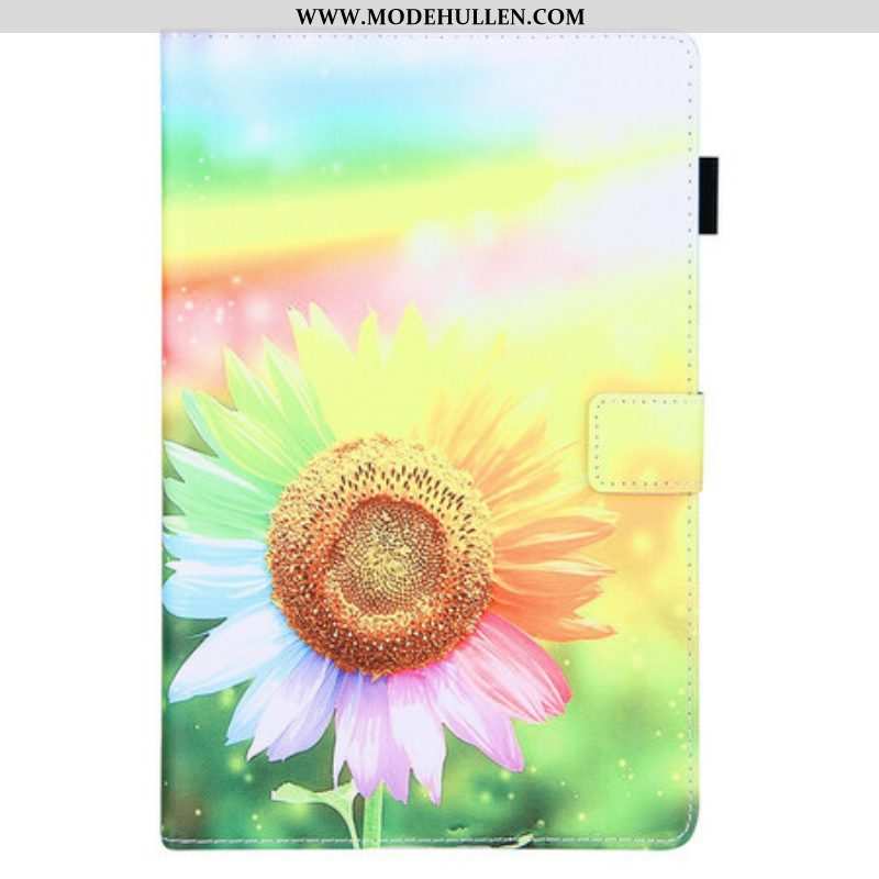 Flip Case Für Samsung Galaxy Tab A7 Lite Blumen In Der Sonne