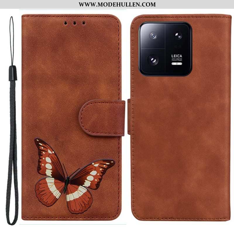 Flip Case Für Xiaomi 13 Pro Schmetterlingsdesign