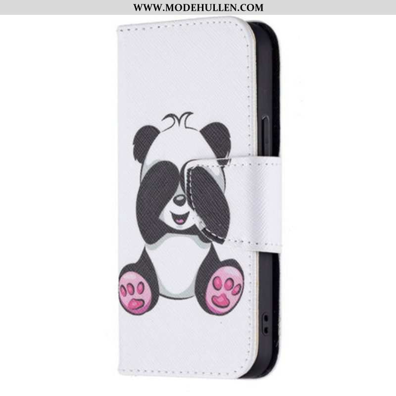 Flip Case Für iPhone 13 Mini Panda-spaß
