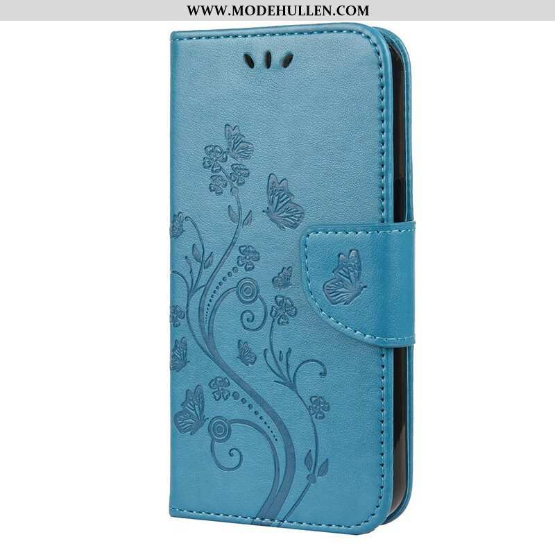 Flip Case Für iPhone 13 Pro Max Schmetterlinge Im Wind