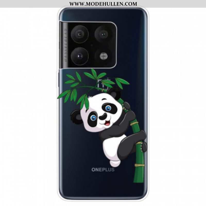 Handyhülle Für OnePlus 10 Pro 5G Panda Auf Bambus