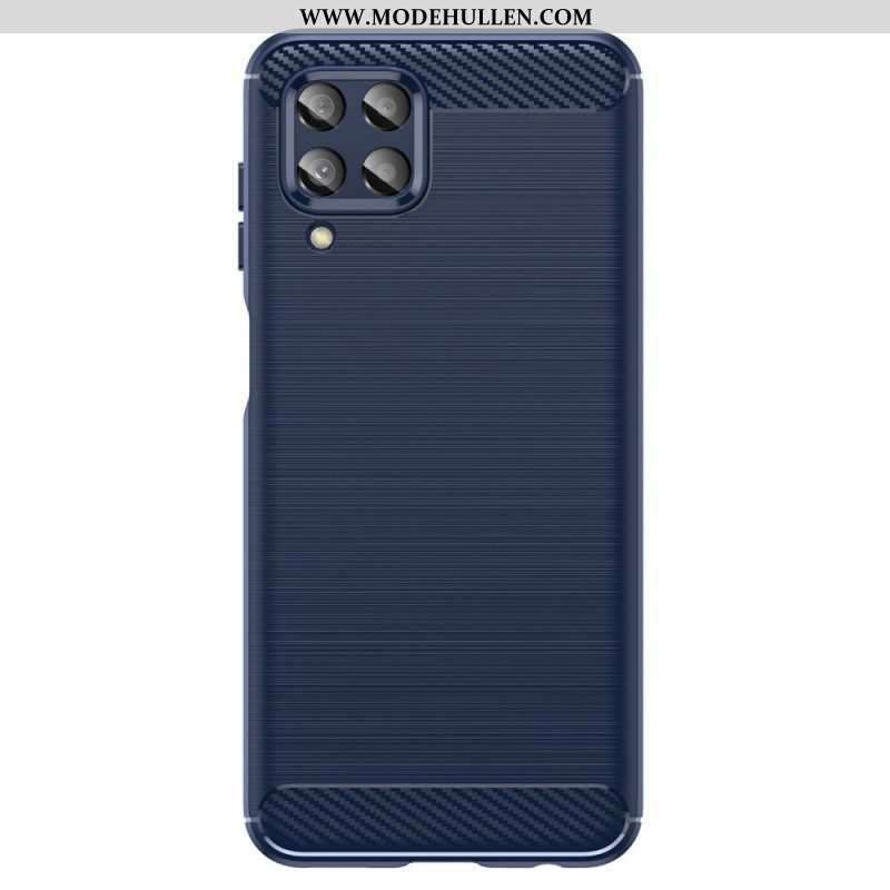 Handyhülle Für Samsung Galaxy M33 5G Gebürstete Kohlefaser