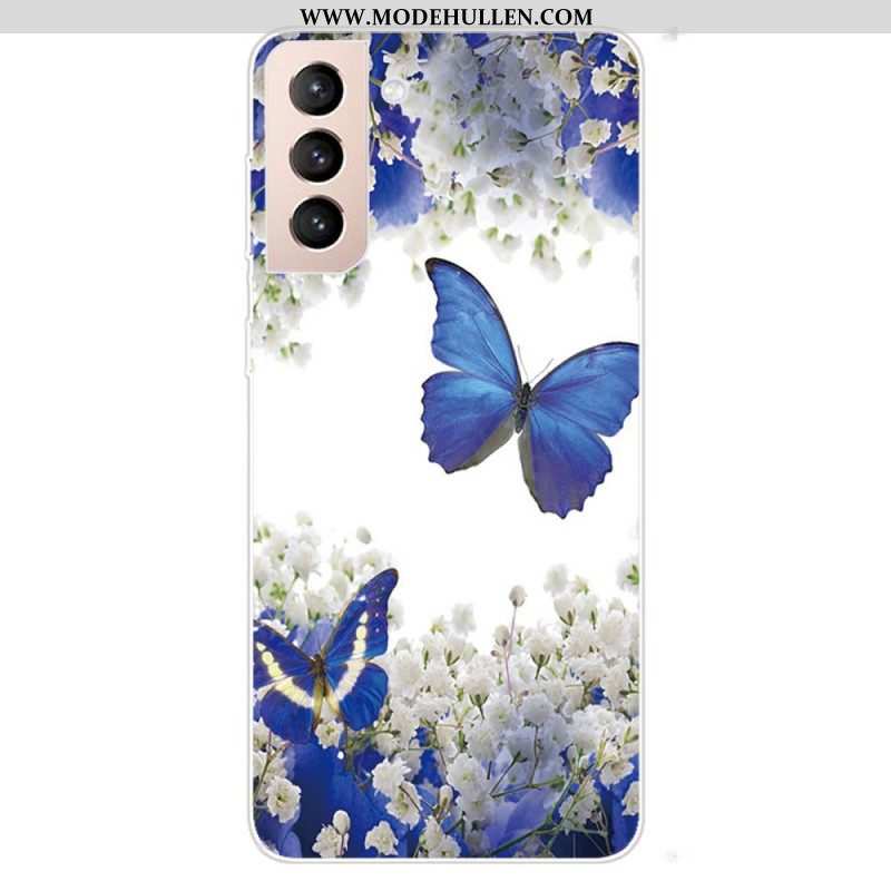 Handyhülle Für Samsung Galaxy S22 Plus 5G Entwerfen Sie Schmetterlinge