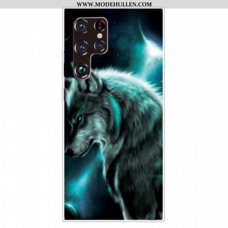 Handyhülle Für Samsung Galaxy S22 Ultra 5G Kernwolf