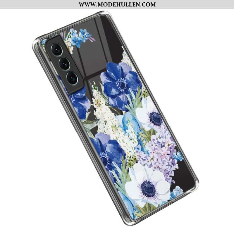 Handyhülle Für Samsung Galaxy S23 Plus 5G Nahtlose Blumen