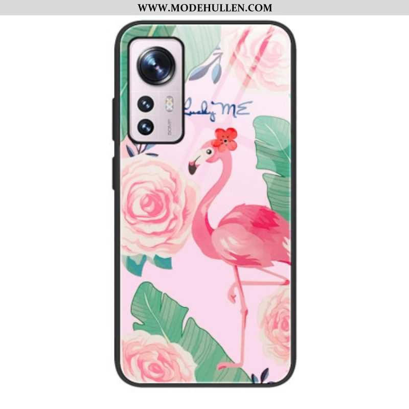 Handyhülle Für Xiaomi 12 / 12X Flamingo-hartglas