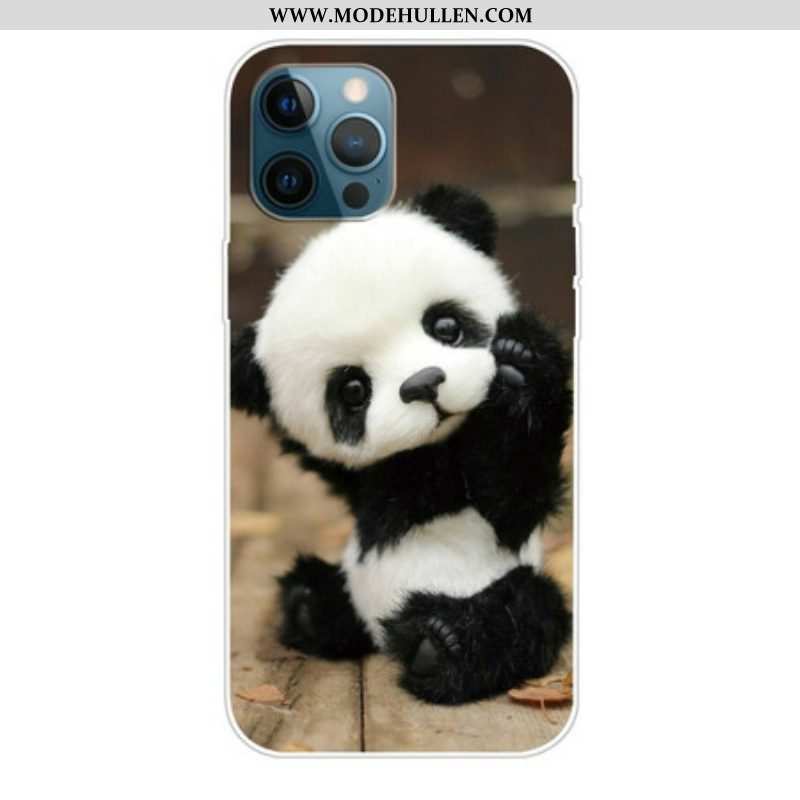 Handyhülle Für iPhone 13 Pro Max Flexibler Panda
