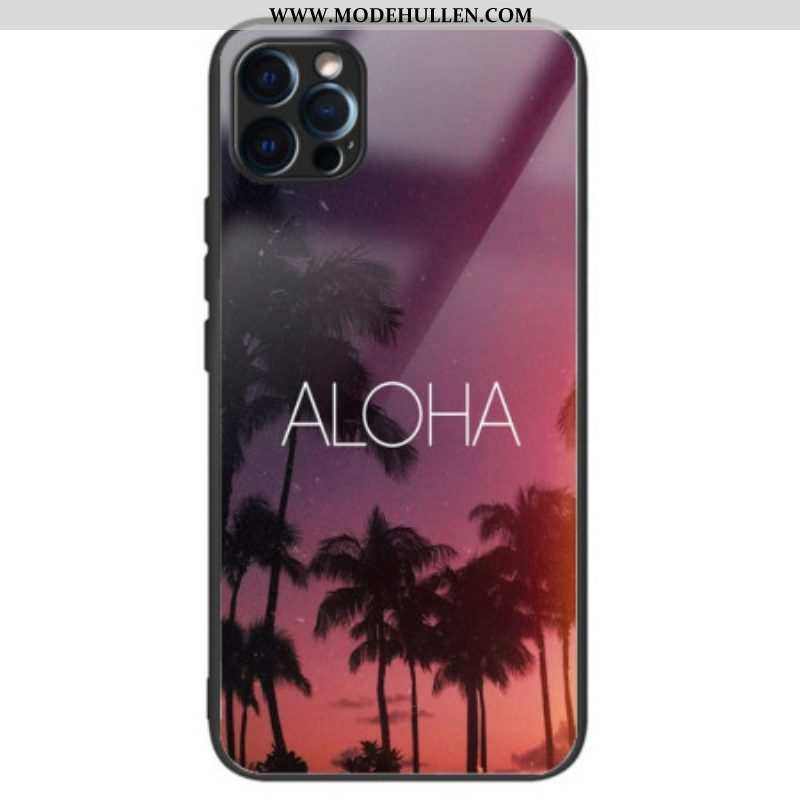 Handyhülle Für iPhone 14 Pro Aloha Gehärtetes Glas
