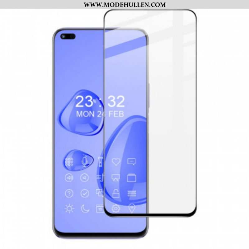 Honor 50 Lite / Huawei Nova 8I Displayschutzfolie Aus Gehärtetem Glas Mit Schwarzem Rand