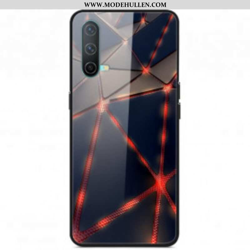 Hülle Für OnePlus Nord CE 5G Red Ray Gehärtetes Glas