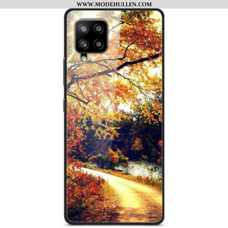 Hülle Für Samsung Galaxy A42 5G Waldgehärtetes Glas