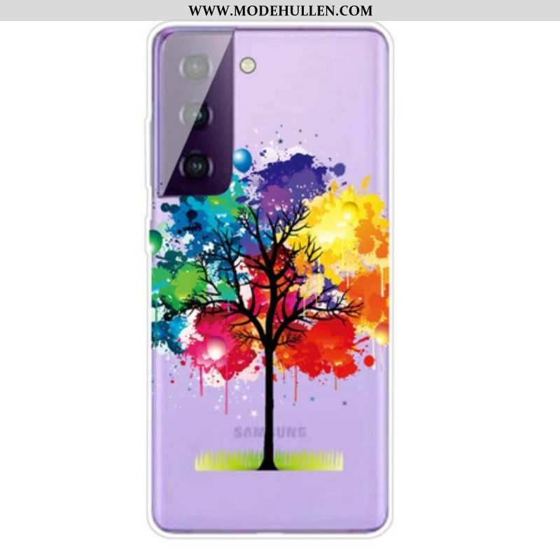 Hülle Für Samsung Galaxy S21 FE Aquarellbaum