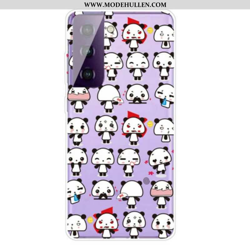 Hülle Für Samsung Galaxy S21 FE Nahtlose Lustige Pandas