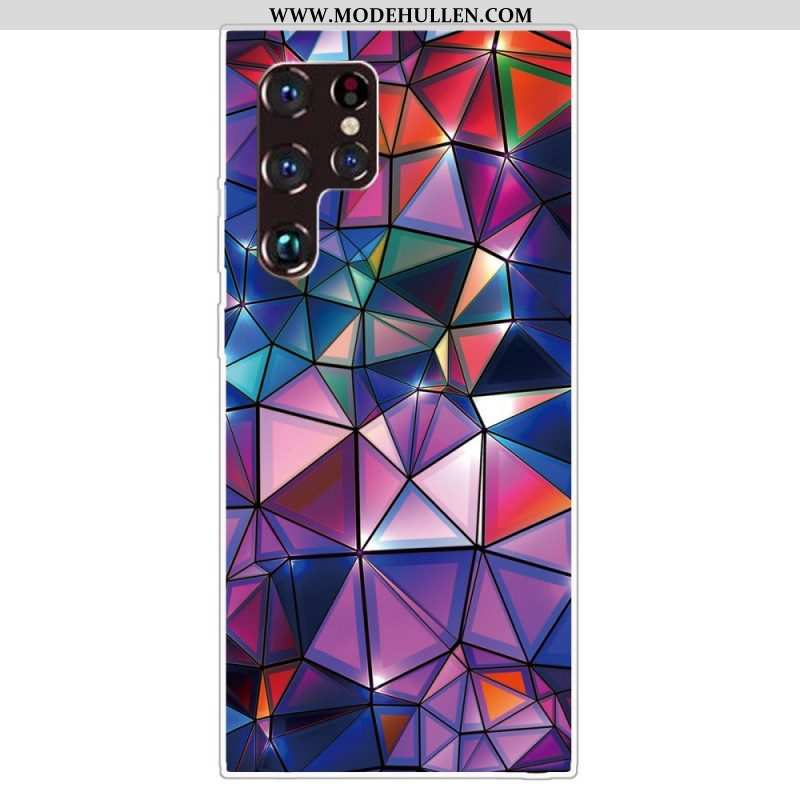 Hülle Für Samsung Galaxy S22 Ultra 5G Flexible Geometrie