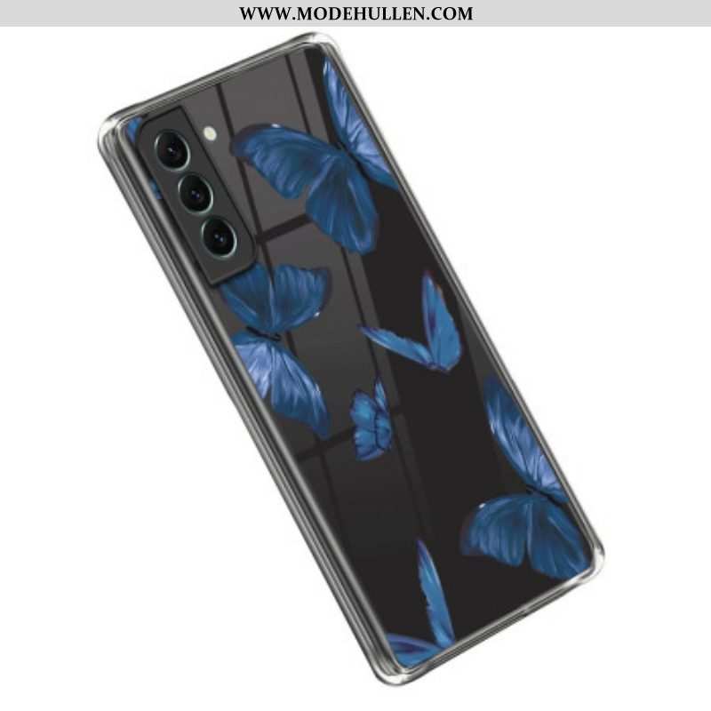 Hülle Für Samsung Galaxy S23 Plus 5G Blaue Schmetterlinge