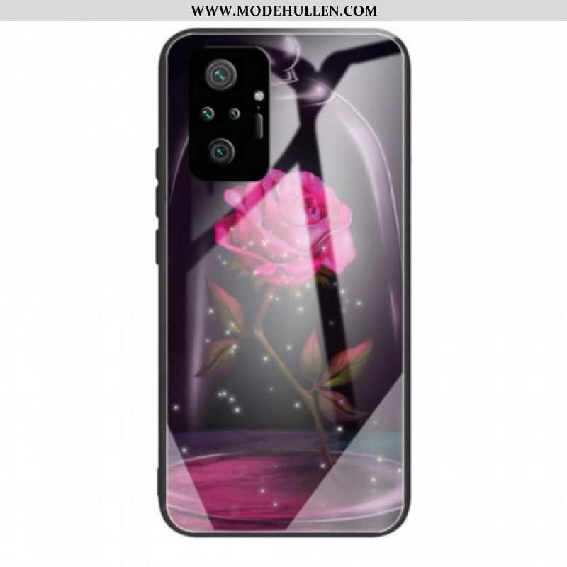 Hülle Für Xiaomi Redmi Note 10 Pro Magisches Rosa Gehärtetes Glas