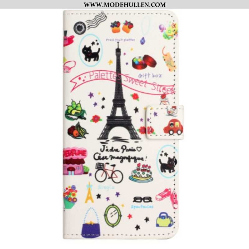 Lederhüllen Für OnePlus 10T 5G Ich Liebe Paris