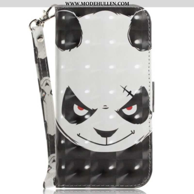 Lederhüllen Für Samsung Galaxy M13 Wütender Panda