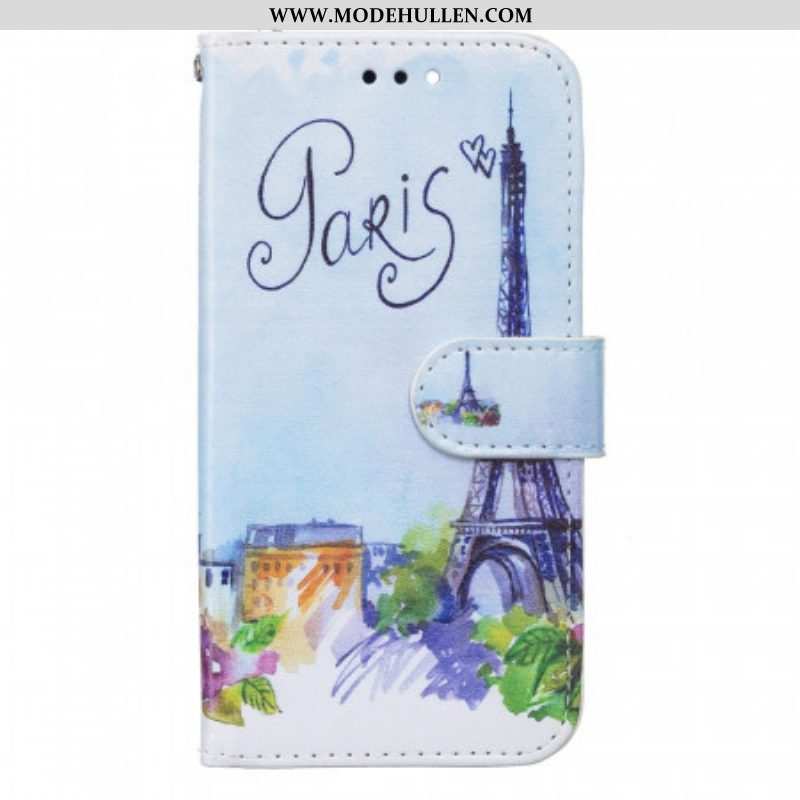 Lederhüllen Für Samsung Galaxy S22 5G Malerei Paris