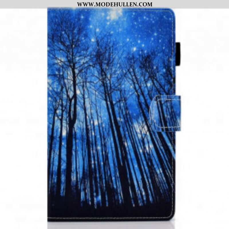 Lederhüllen Für Samsung Galaxy Tab A7 (2020) Nachtwald