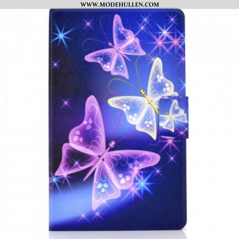 Lederhüllen Für Samsung Galaxy Tab A7 (2020) Schmetterlinge