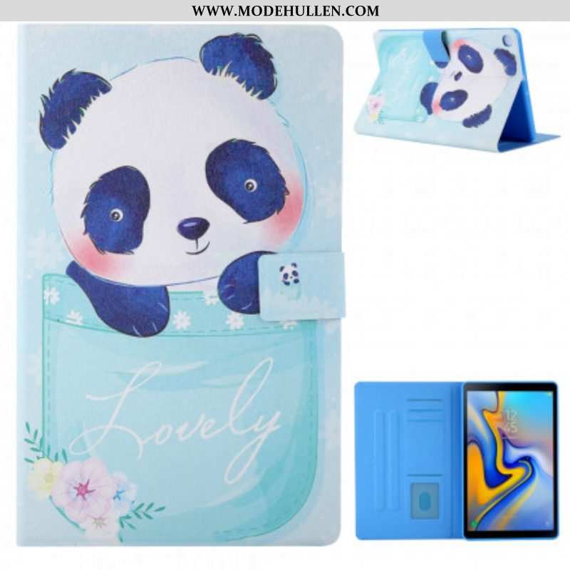 Lederhüllen Für Samsung Galaxy Tab A7 (2020) Süßer Panda