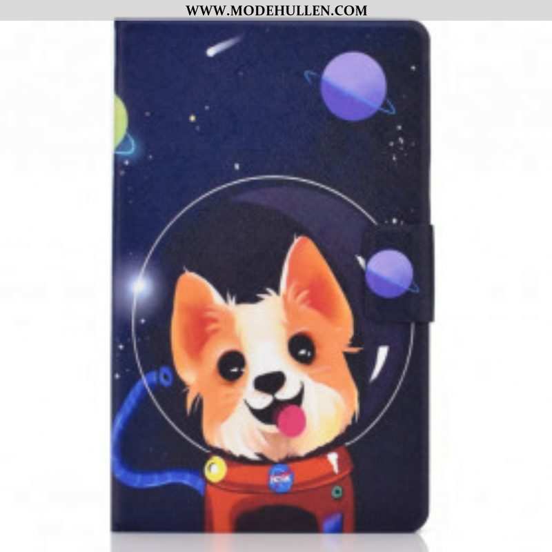Lederhüllen Für Samsung Galaxy Tab A7 (2020) Weltraumhund
