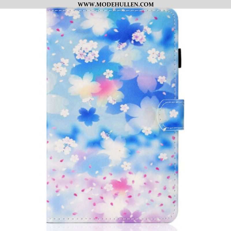 Lederhüllen Für Samsung Galaxy Tab S8 / Tab S7 Aquarellblumen