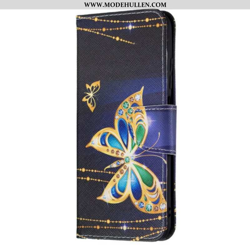 Lederhüllen Für Xiaomi Redmi Note 10 5G Magischer Schmetterling