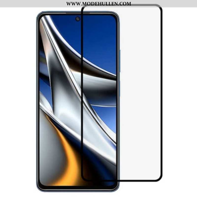 Poco X4 Pro 5G Displayschutzfolie Aus Gehärtetem Glas Mit Schwarzem Rand