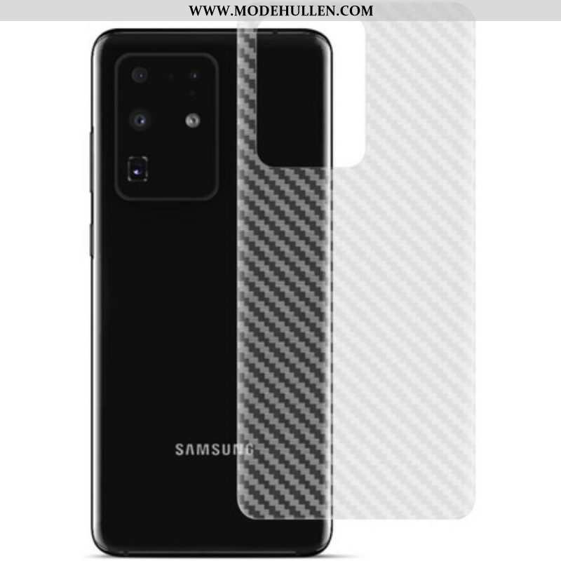 Rückseitenfolie Für Samsung Galaxy S20 Ultra Style Carbon Imak