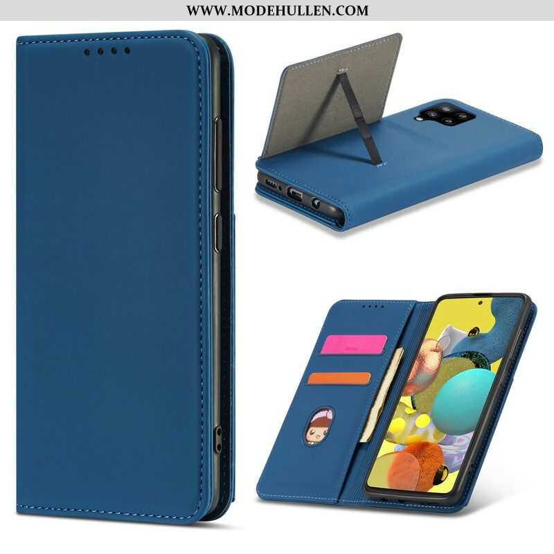 Schutzhülle Für Samsung Galaxy A42 5G Flip Case Kartenhalterständer