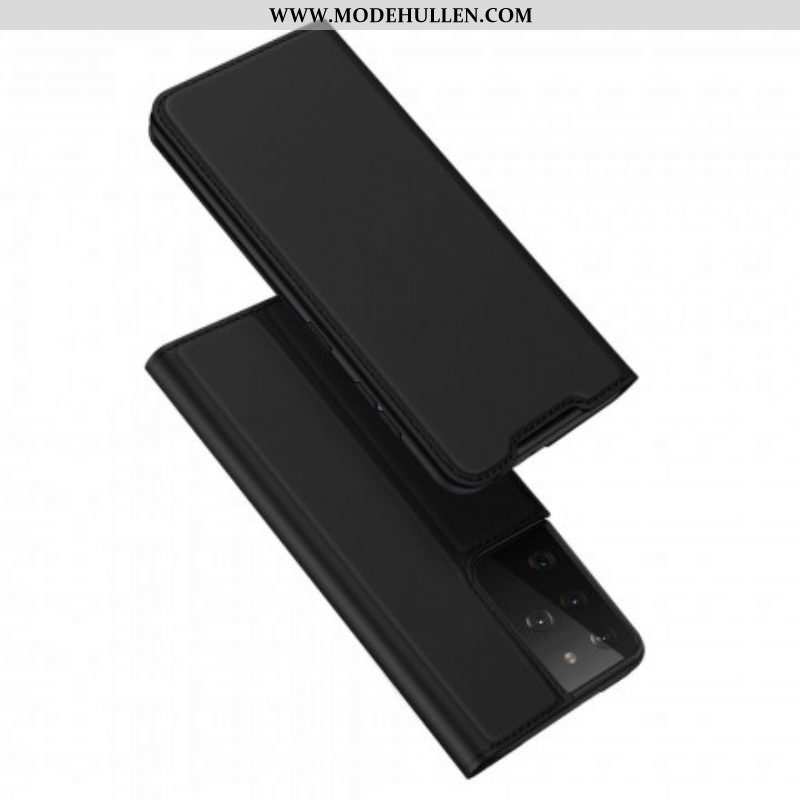 Schutzhülle Für Samsung Galaxy S21 Ultra 5G Flip Case Skin Pro Dux Ducis