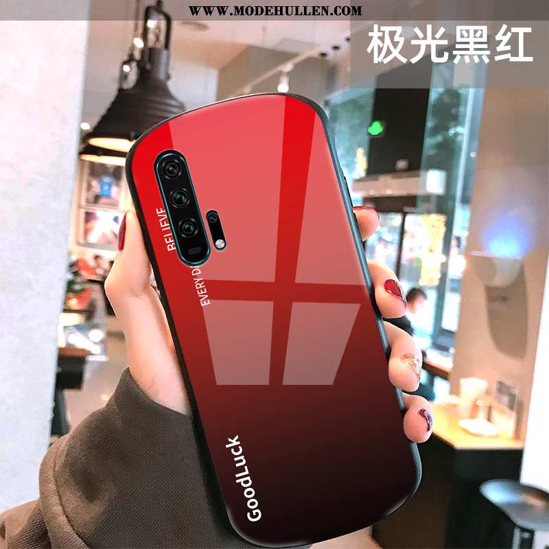 Hülle Honor 20 Pro Schutz Glas Case Handy Einfassung Super Rote