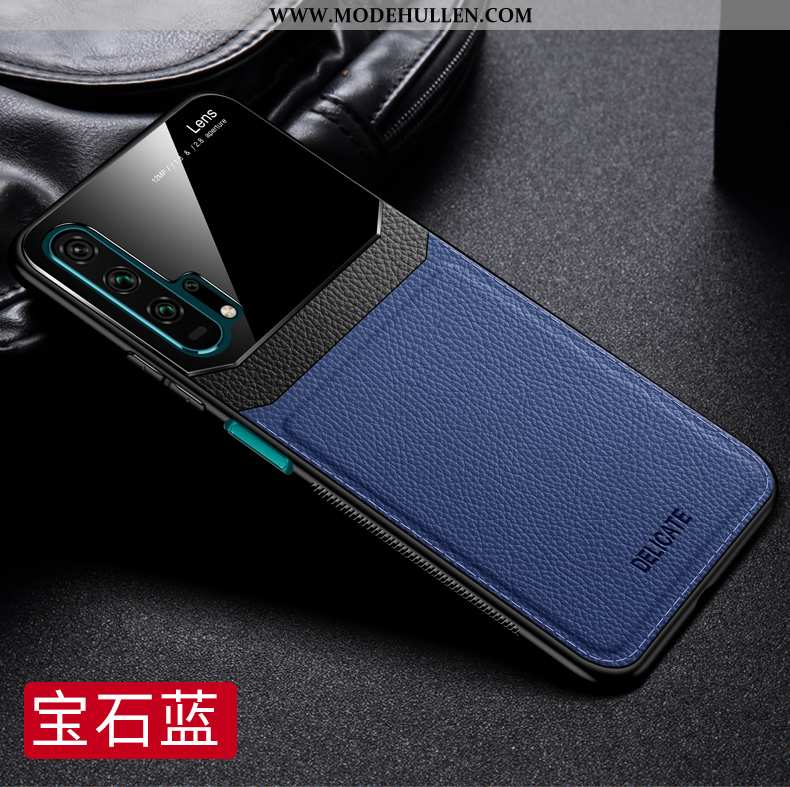 Hülle Honor 20 Pro Trend Super Weiche Handy Einfarbig High-end Alles Inklusive Blau