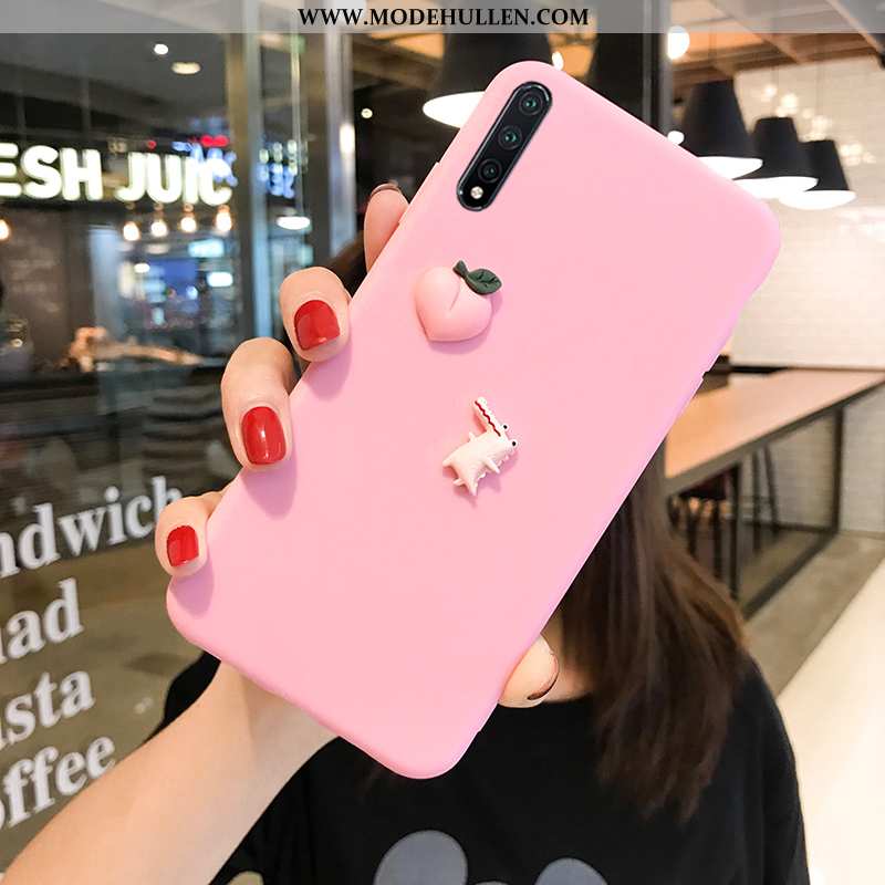 Hülle Honor 9x Pro Dünne Silikon Mode Neu Grün Handy Anti-sturz Rosa