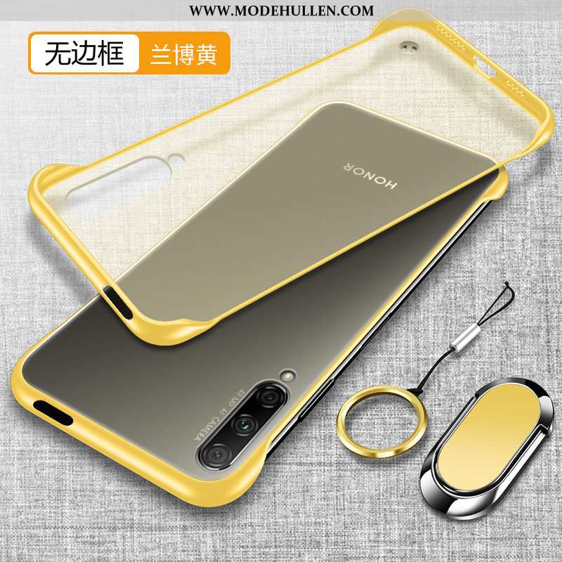 Hülle Honor 9x Pro Silikon Schutz Handy Einfach Gelb Nubuck Gelbe