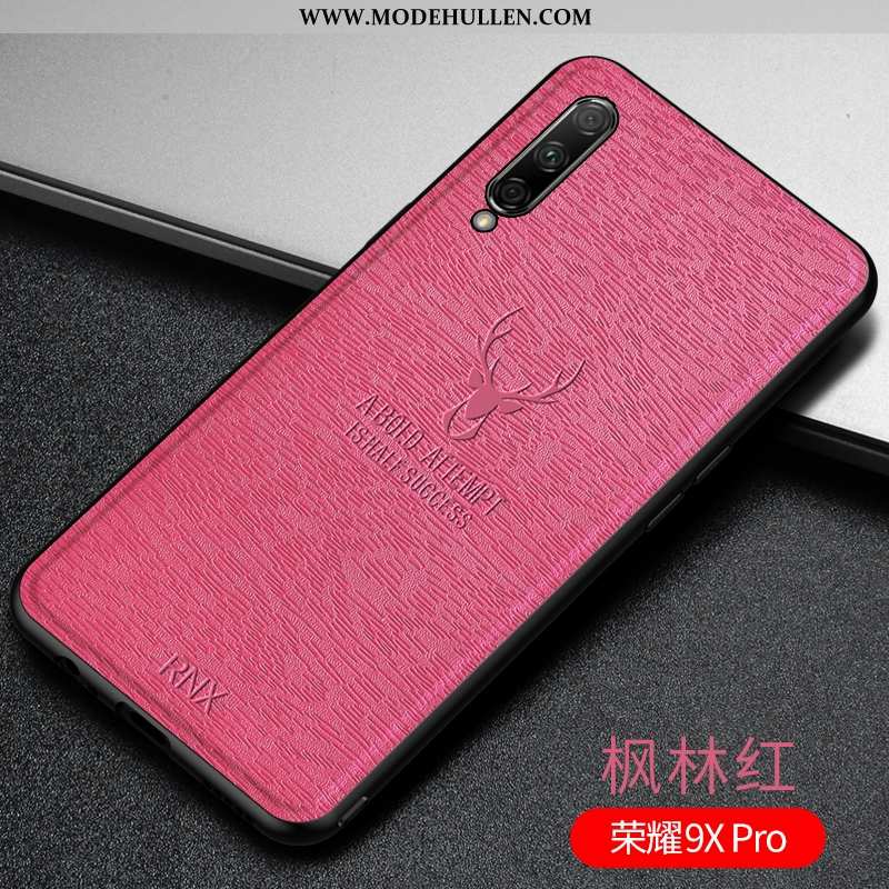 Hülle Honor 9x Pro Trend Super Persönlichkeit Rot Silikon Neu Case Rosa