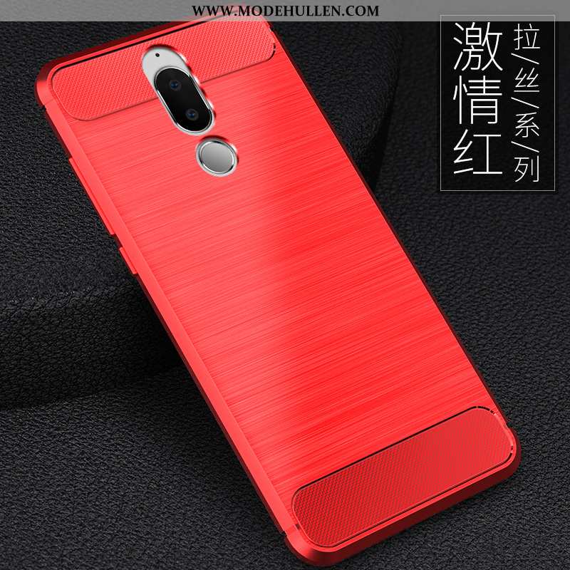 Hülle Huawei Mate 10 Lite Persönlichkeit Kreativ Case Trend Weiche Silikon Super Rote