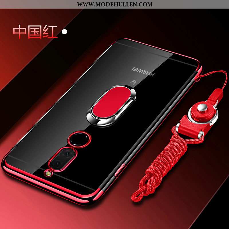 Hülle Huawei Mate 10 Lite Schutz Transparent Dünne Handy Weiche Einfassung Rote