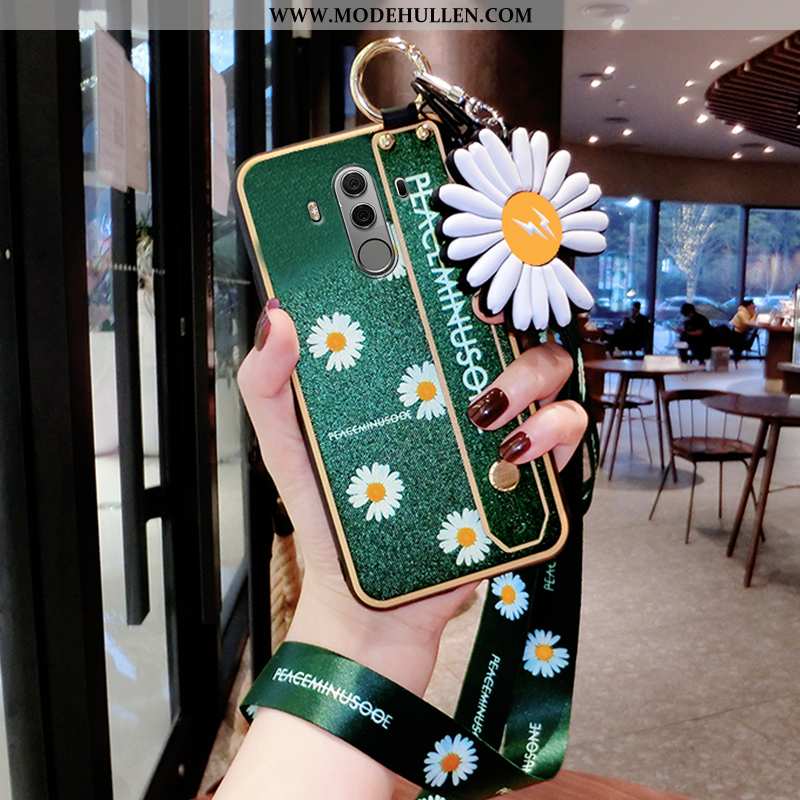 Hülle Huawei Mate 10 Pro Persönlichkeit Kreativ Chrysanthemes Super Weiche Nette Handy Lila