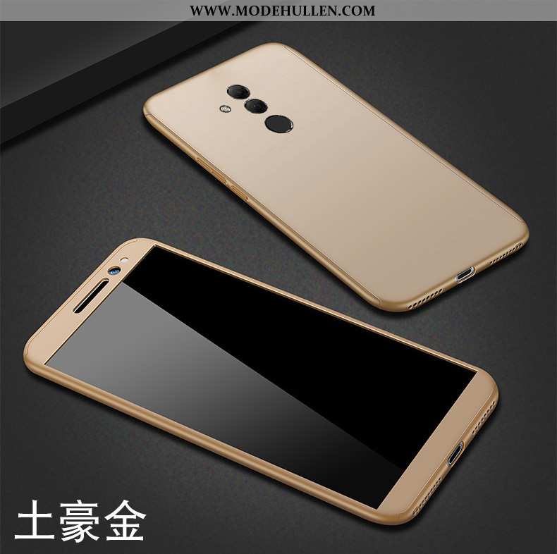 Hülle Huawei Mate 20 Lite Nubuck Persönlichkeit Kreativ Handy Anti-sturz Hintere Abdeckung Gold