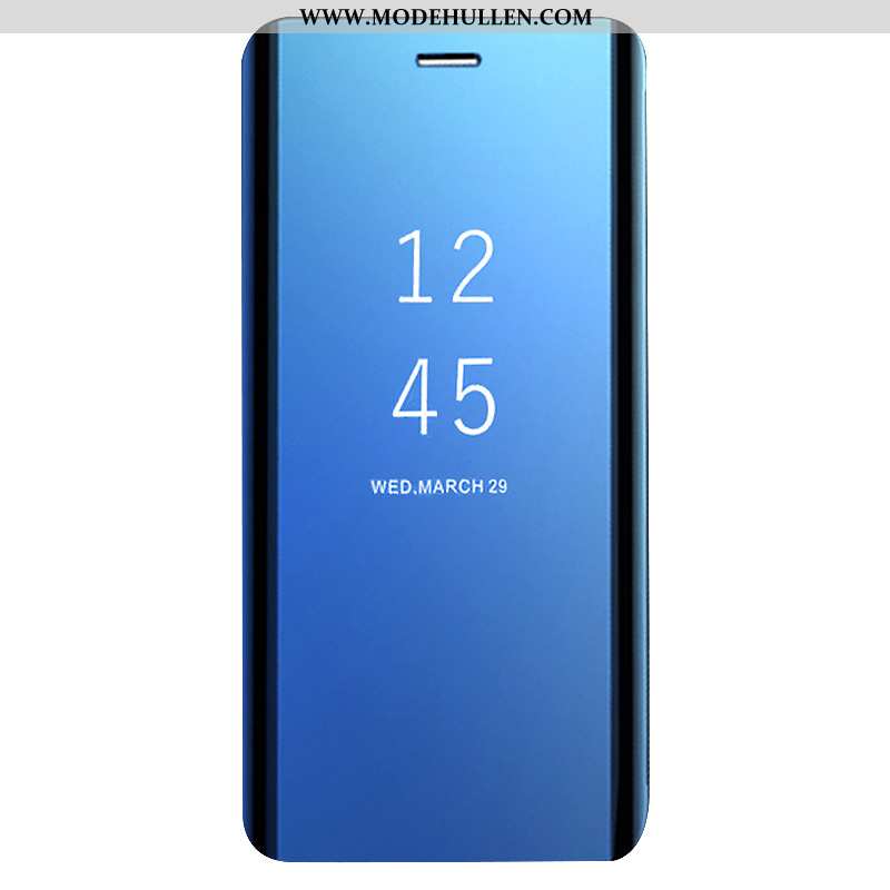 Hülle Huawei Mate 20 Lite Schutz Lederhülle Kreativ Schlafsaal Handy Clamshell Blau