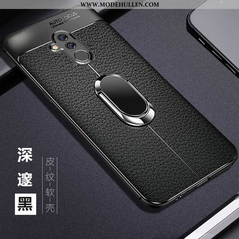 Hülle Huawei Mate 20 Lite Silikon Transparent Persönlichkeit Temperieren Schwarz