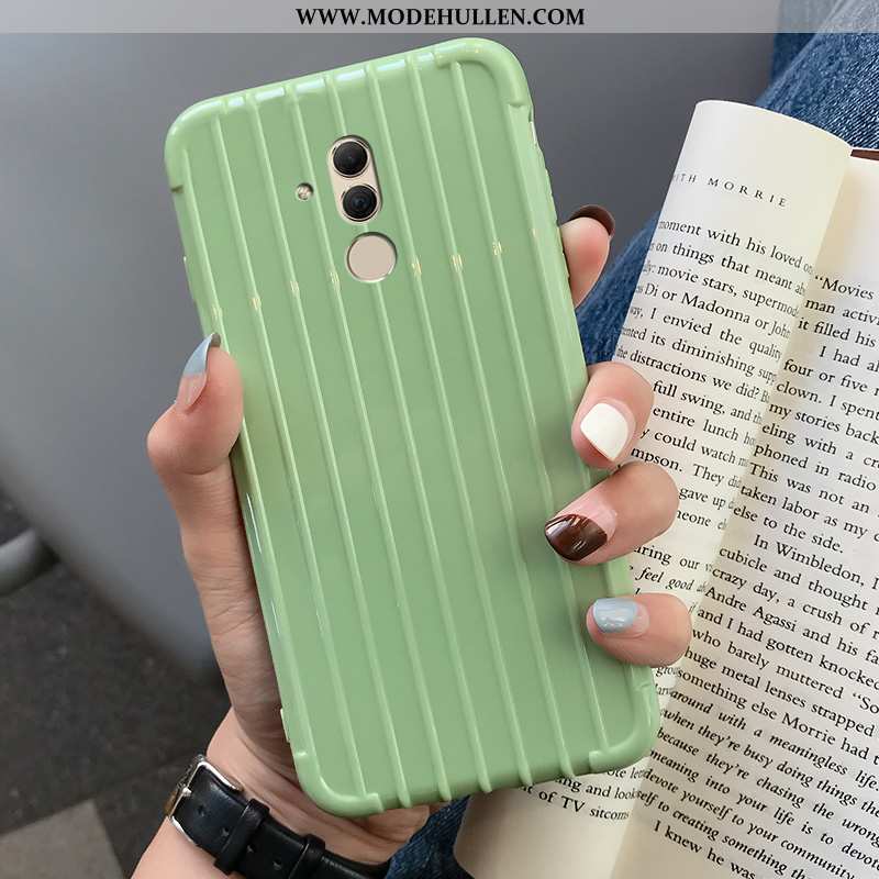 Hülle Huawei Mate 20 Lite Weiche Einfarbig Case Grün Handy