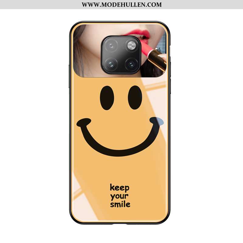 Hülle Huawei Mate 20 Pro Persönlichkeit Kreativ Smiley Nette Dünne Hängende Verzierungen Super Gelbe
