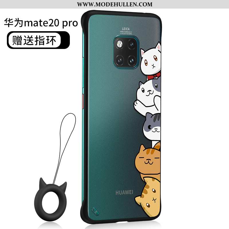 Hülle Huawei Mate 20 Pro Weiche Dünne Karikatur Super Nubuck Handy Silikon Schwarz